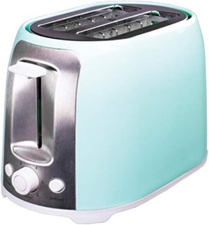 Brentwood TS-292BL Cool Touch 2-Slice Extra Wide Slot Toaster, Blue