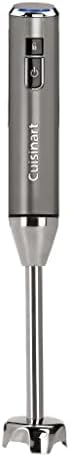 Cuisinart Electric Hand Blender & Mixer, EvolutionX Cordless Rechargeable, Gray/Black, RHB-100,Dark Grey