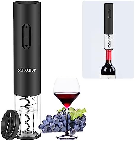 Electric Wine Opener, Wine Bottle Openers, Automatic corkscrew wine opener with Foil Cutter, Cool home kitchen gadgets, wine accessories for wine lovers, house warming gifts new home, Party Bar