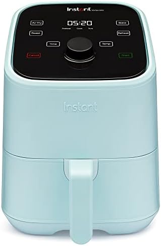 Instant Pot 4-in-1, 2-QT Mini Air Fryer Oven Combo, From the Makers of Instant with Customizable Smart Cooking Programs, Nonstick and Dishwasher-Safe Basket, App with over 100 Recipes, Aqua