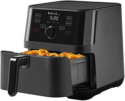 Instant Pot 5.7QT Air Fryer Oven Combo,From the Makers of Instant Pot,Customizable Smart Cooking Programs,Digital Touchscreen,Nonstick and Dishwasher-Safe Basket,App with over 100 Recipes