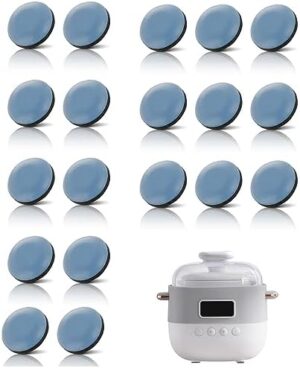 Ouligay 24Pcs Appliance Sliders for Kitchen Appliance Slider Self-Adhesive Small Appliance Slider for Counter Coffee Maker Air Fryer Pressure Cooker Blender Stand Mixer Easy Moving Saving Space