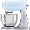 Smeg 50's Retro Pastel Blue Stand Mixer, Large