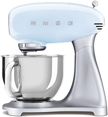 Smeg 50's Retro Pastel Blue Stand Mixer, Large