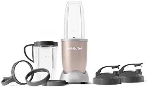 nutribullet Pro 900 Watt Personal Blender - 13-Piece High-Speed Blender/Mixer System, Champagne