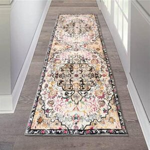 Aopota Runner Rugs for Hallways 6 feet Non-Slip Washable Kitchen Runner Rug with Rubber Backing Boho Rugs for Bedroom Bathroom Living Room