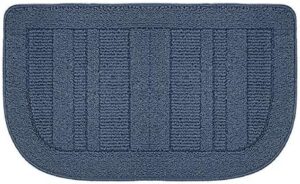 BEQHAUSE 30x18 Inch Kitchen Rug , Durable Anti-Slip Absorbent Dirt-Resistant Pet Mat Machine Washable (Blue)