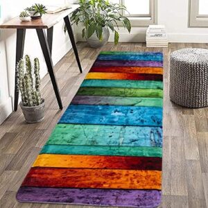 Bathroom Runner Rug,Kitchen Runner Rug Mat,Extra Large Size Long Rug Runners for Hallways,Bedroom,Laundry Rug,2ft X 6ft Runner Carpet with Non Slip Rubber Backing Soft Sponge Pads.