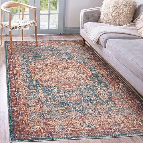 Bellini Rugs Machine Washable Rug with Non Slip Backing, Living Room Rug, Kitchen Area Rug, Pet Friendly Area Rugs, Throw Rugs for Entryway, Home Floor Decor, 3' x 5'