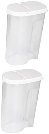 Ciieeo 2 Pcs Food Storage Containers White Storage Tank Seal