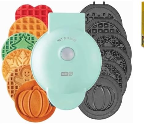 Dash Multi-Plate Mini Waffle Maker with Removable Plates