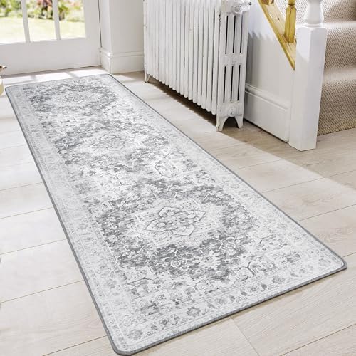 GENIMO Area Rug - 2'x6' Non Slip Hallway Runner Rug, Machine Washable Low Pile Rugs for Living Room, Entryway, Bedroom, Kitchen and Corridor