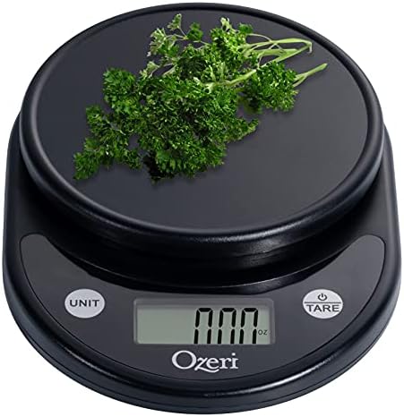 Ozeri Pronto Digital Multifunction Kitchen and Food Scale, All Black