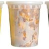 Plastic Deli Food Storage Containers with Airtight Lids(32oz - 24sets)