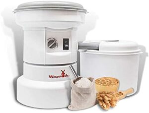 Powerful Electric Grain Mill Grinder for Home and Professional Use - High Speed Electric Flour Mill Grinder (Renewed)