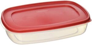 Rubbermaid 687965439399 Plastic Easy Find Lid Food Storage Container, 1.5 Gal, 1777163 Set of 2