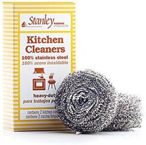 Stanley Home Products Stainless Steel Kitchen Scouring Cleaners (2 Cleaners Included)