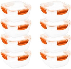 Superio Food Storage Container, 30 oz, Orange