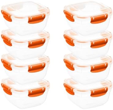 Superio Food Storage Container, 30 oz, Orange