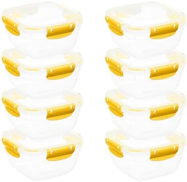 Superio Food Storage Container, 30 oz, Yellow