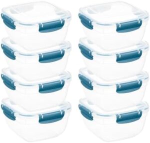 Superio Food Storage Container, 48 oz, Blue