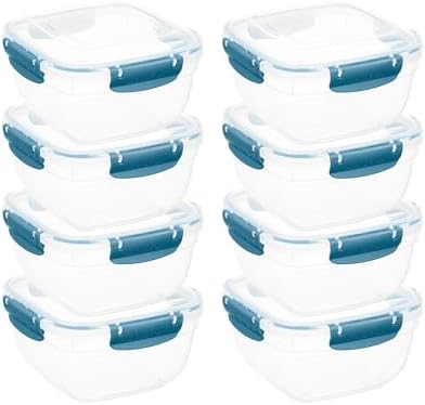 Superio Food Storage Container, 48 oz, Blue