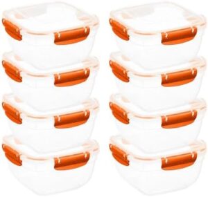 Superio Food Storage Container, 48 oz, Orange