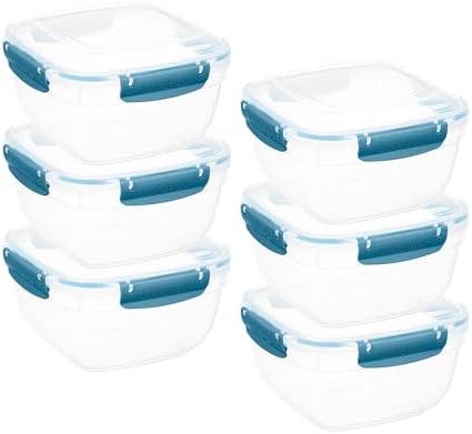 Superio Food Storage Container, 80 oz, Blue