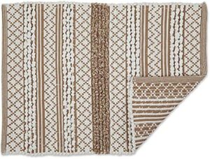 DII Woven Rugs Collection Handloomed Paper Chindi, 2 x 3 Ft, Stone