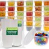 Freshware Plastic Deli Containers, 12 ounce, 12 oz, 50-Set